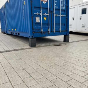 Stapelbare Unterlegplatte für Container, Modulcontainer, Raumsysteme