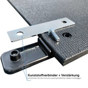 V:tek Rubber Fahrplatte aus Kunststoff