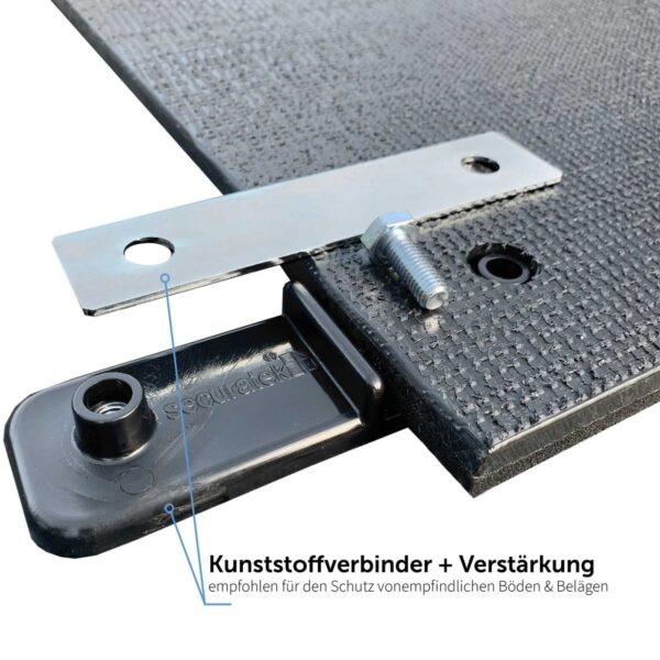 V:tek Rubber Fahrplatte aus Kunststoff