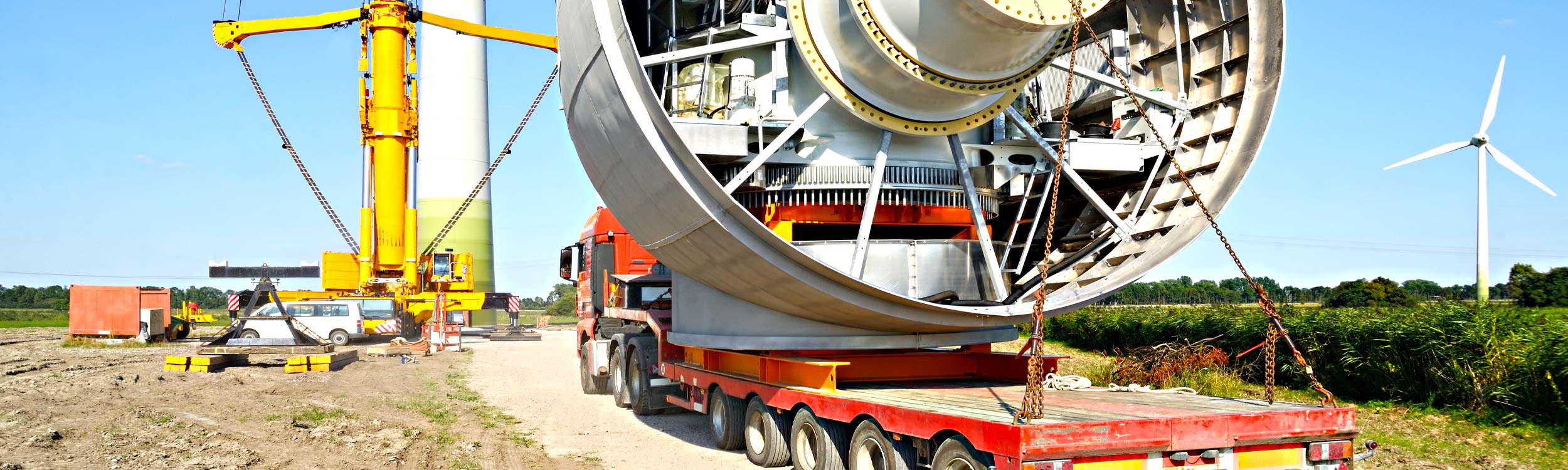 Produkte, Referenzen und Branchenlösungen für Schwertransport & Kranarbeiten