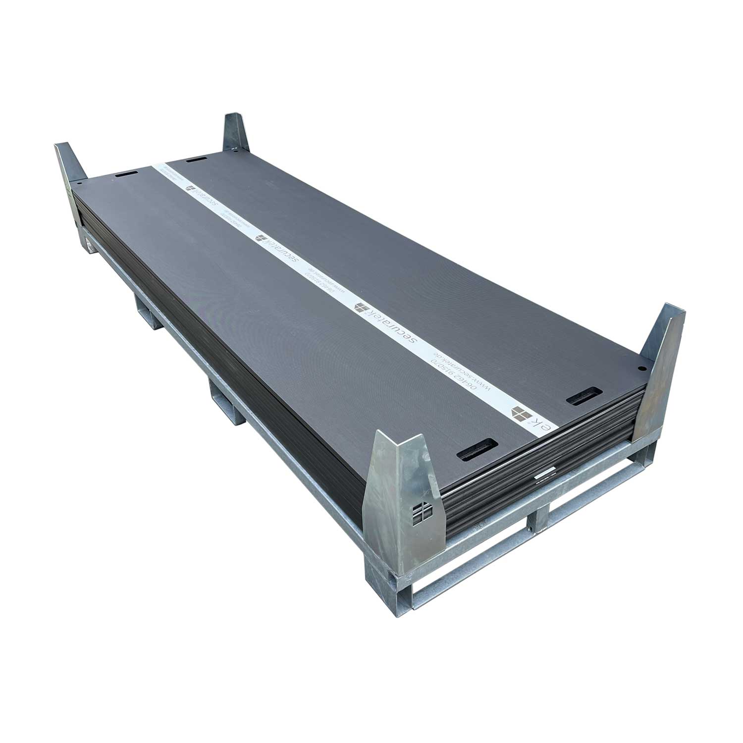 e:tek PRO EVO - 10er Fahrplatten-Set, inklusive Transportbox mit Eckwinkeln