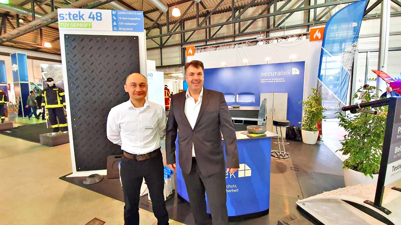 Securatek auf der Florian 2019, Fachmesse für Feuerwehr, Rettungswesen, Zivil & Katastrophenschutz
