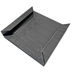 Bodenschutzplatte aus Kunststoff für Abrollcontainer. Zuverlässiger Schutz vor Kratzern, Spuren und Beschädigungen dank gummierter Unterseite.