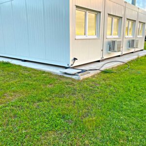 unterlegplatten zur lastverteilung fuer buerocontainer 002 qu