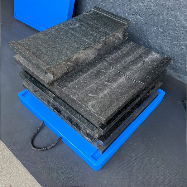 Cribbing Block aus Kunststoff in der Anwendung