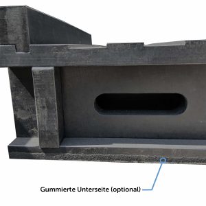 Schwerlast-Auffahrrampe mit gummierter Unterseite