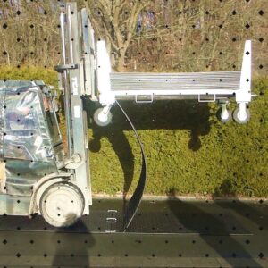 Video vom Bruchtest der x:tek Fahplatten aus Kunststoff