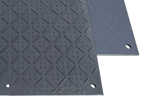 Die beidseitige Profilierung x:tek Hochleistungs-Fahrplatte