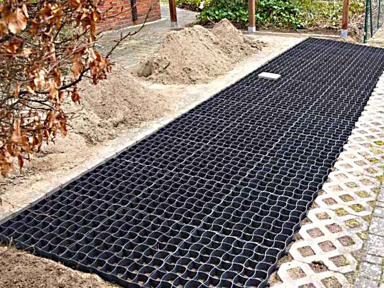 Verlegung des Bodengitters BG50