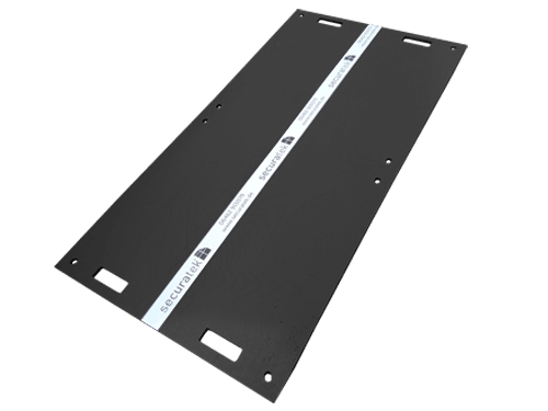 e:tek EVO SIMPLE Fahrplatte mit Securatek-Logo